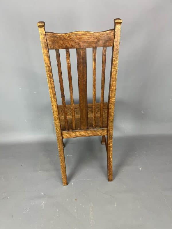 Set of Six Liberty Arts & Crafts Dining Chairs c1900 - Image 6