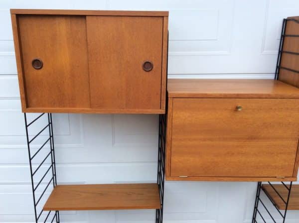 Mid Century Modular Shelving by Brianco 1960’s Brianco Antique Bureau 7