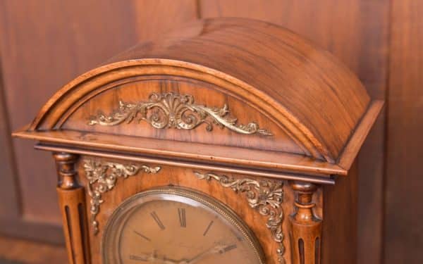 German Winterhalder & Hofmeier Walnut Bracket Clock SAI1944 - Image 15