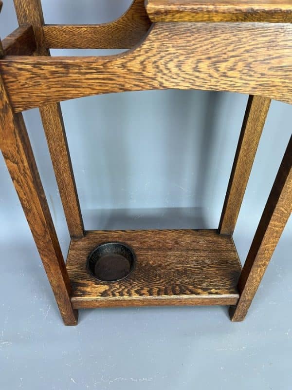 Arts & Crafts Hallstand c1900 - Image 4