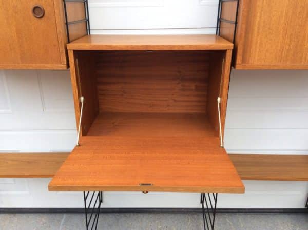 Mid Century Modular Shelving by Brianco 1960’s Brianco Antique Bureau 8