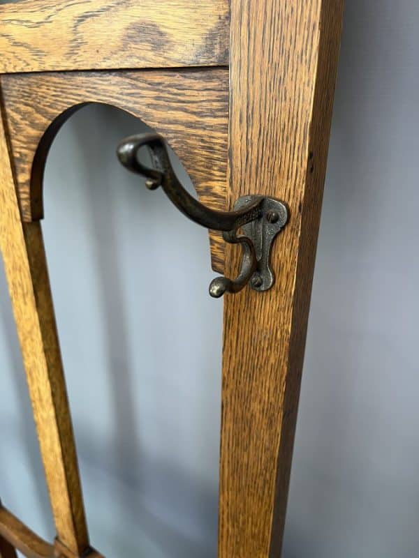 Arts & Crafts Hallstand c1900 Hall Furniture Antique Furniture 5