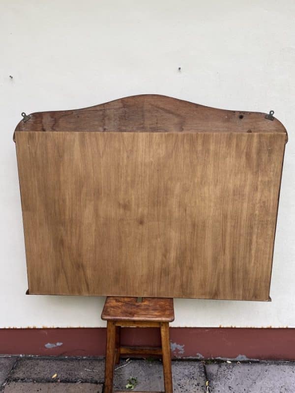 Large Arts & Crafts Oak Overmantle Mirror c1900 carved Antique Mirrors 10