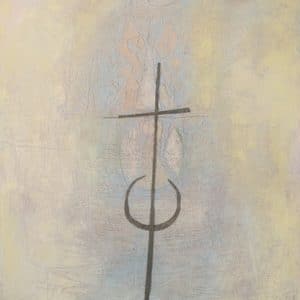Abstract Painting with Cross Miscellaneous