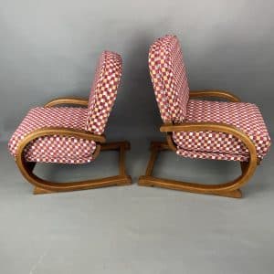 Pair of Art Deco Armchairs c1930’s armchair Antique Chairs