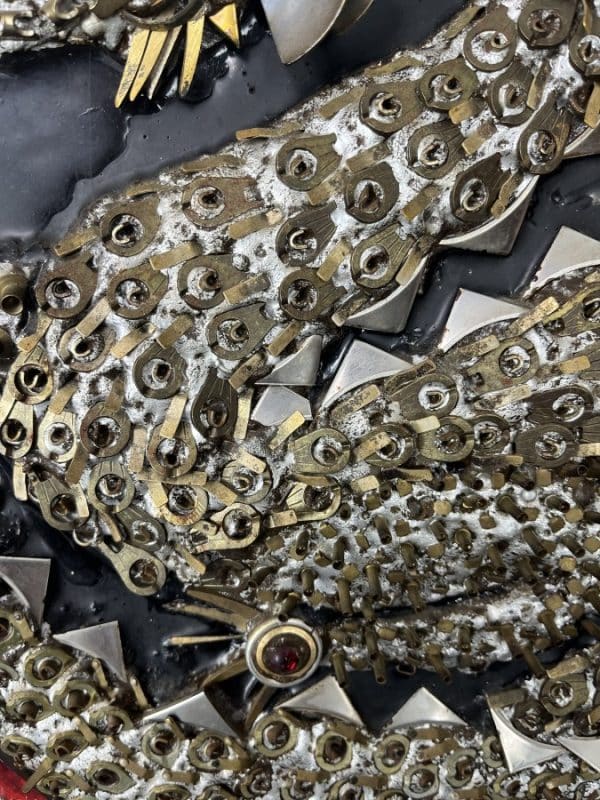 Mid Century Wall Sculpture by Elizabeth Lewis - Image 2