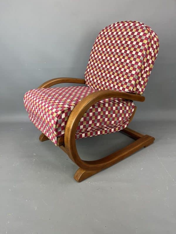 Pair of Art Deco Armchairs c1930's - Image 7