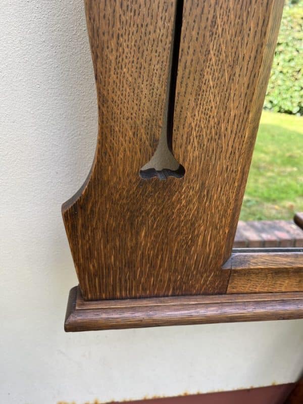 Arts & Crafts Overmantle Mirror c1900 - Image 5