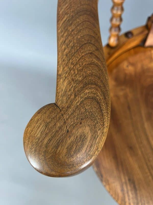 Late 19th Century Bobbin Desk Chair - Image 5