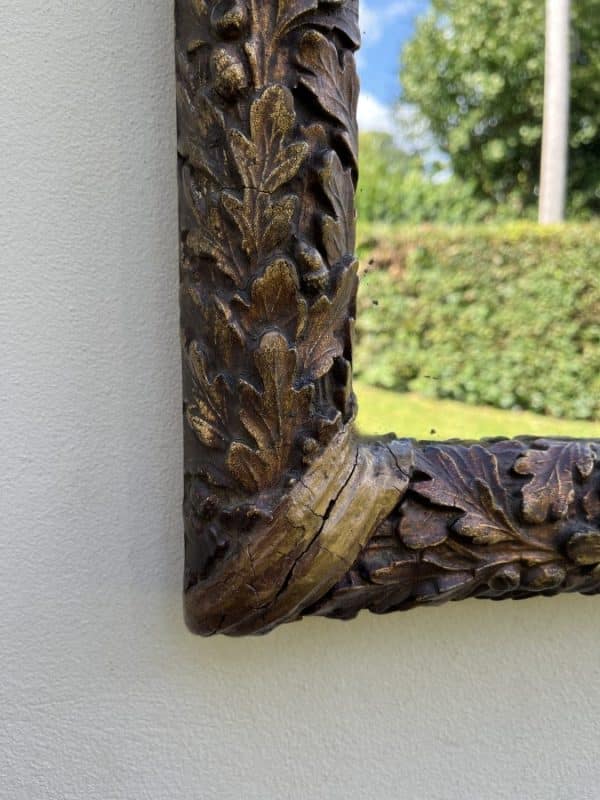 Late Victorian Cushion Framed Wall Mirror - Image 2