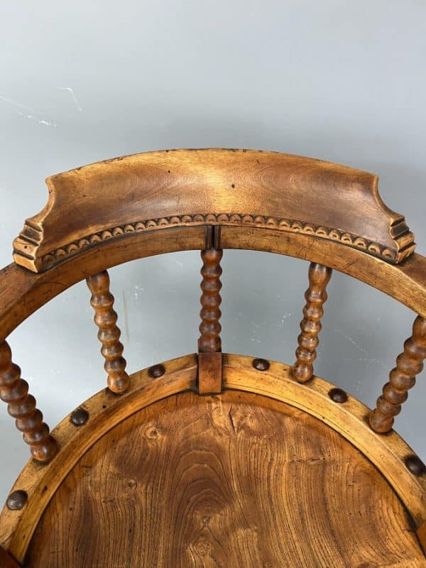 Late 19th Century Bobbin Desk Chair - Image 2