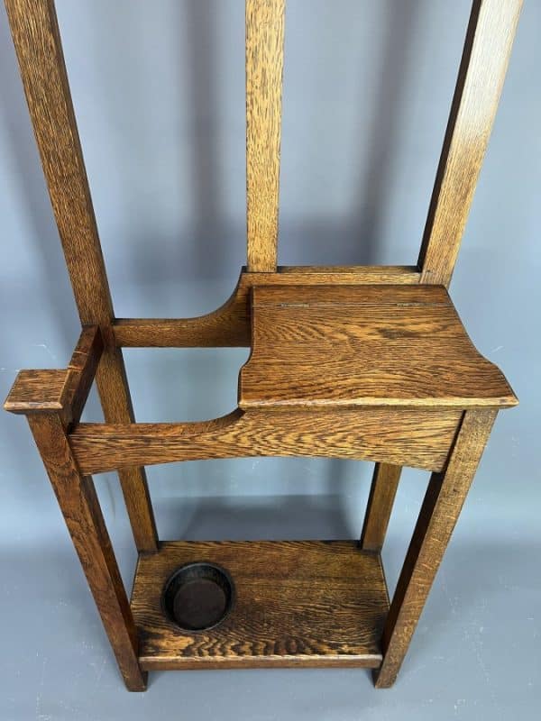 Arts & Crafts Hallstand c1900 Hall Furniture Antique Furniture 12