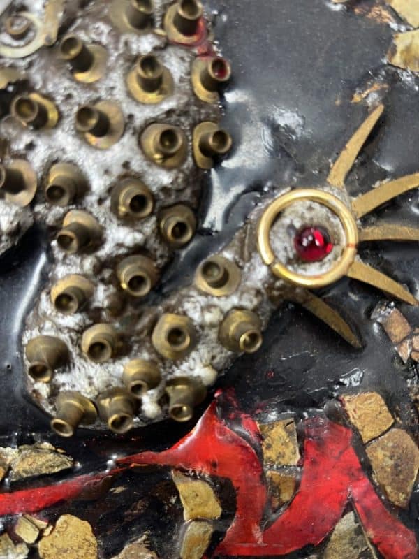 Mid Century Wall Sculpture by Elizabeth Lewis - Image 5