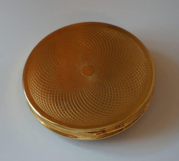 Vintage Ornate Gilt Mirror Compact - Boxed - Image 3