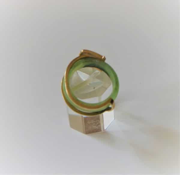 SALE – Vintage Jade type Buckle Ring – Boxed Boxed Vintage Dress Rings Antique Bracelets 6