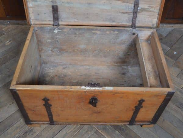 Victorian Pine Storage / Blanket Box SAI3044 Antique Boxes 10