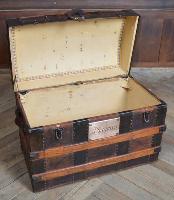 Pine Dome Top Trunk SAI3050 Antique Chests 15
