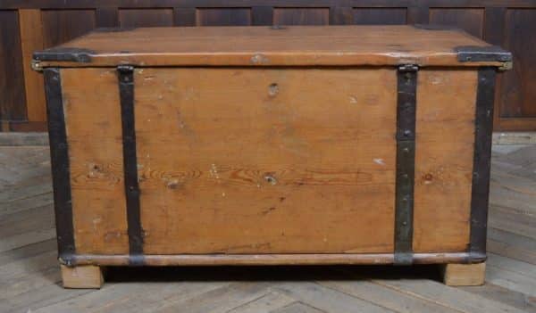Victorian Pine Storage / Blanket Box SAI3044 Antique Boxes 7