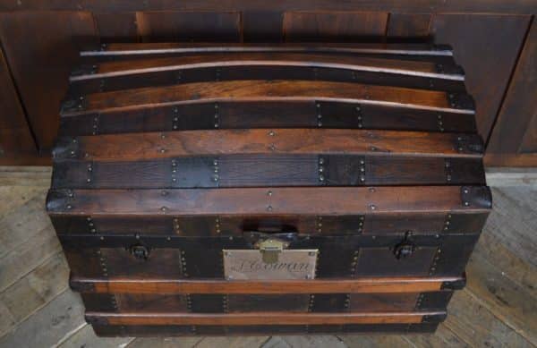 Pine Dome Top Trunk SAI3050 Antique Chests 7