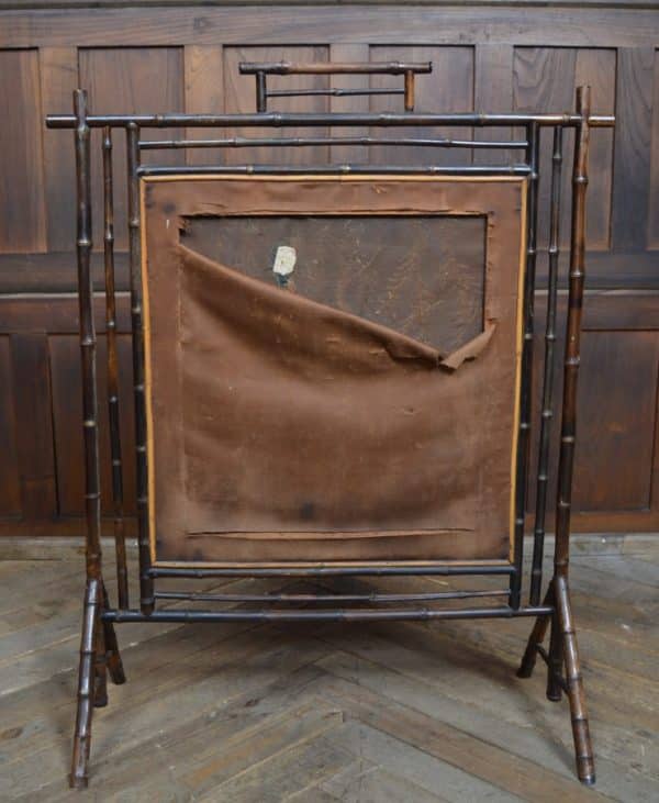Edwardian Bamboo Fire Screen SAI3054 - Image 4
