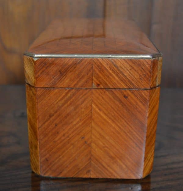 Satin Wood Tea Caddy SAI3057 Antique Boxes 7