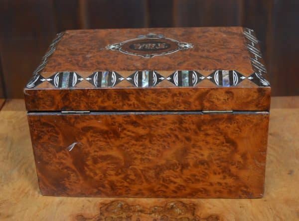 Victorian Tea Caddy sai3005 Antique Boxes 5