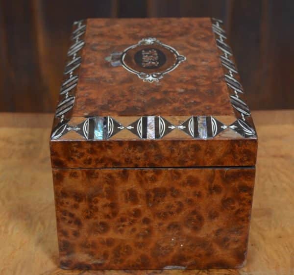 Victorian Tea Caddy sai3005 Antique Boxes 4
