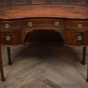 Edwardian Freestanding Kidney Shaped Desk SAI3017 Antique Desks