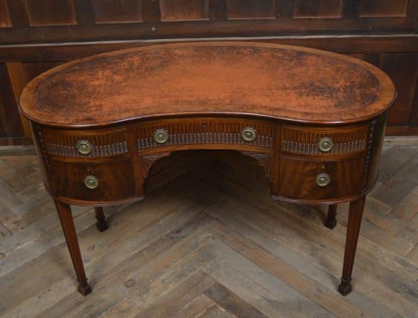 Edwardian Freestanding Kidney Shaped Desk SAI3017 - Image 13