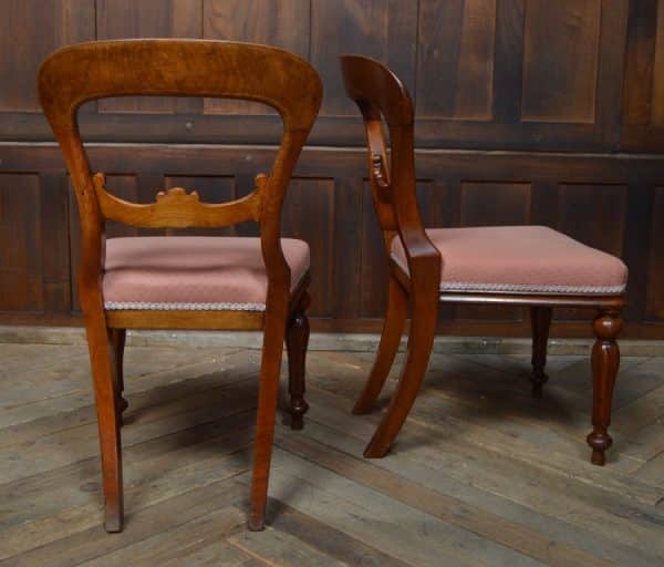 Pair Of Victorian Balloon Back Chairs SAI3058 Antique Chairs 12