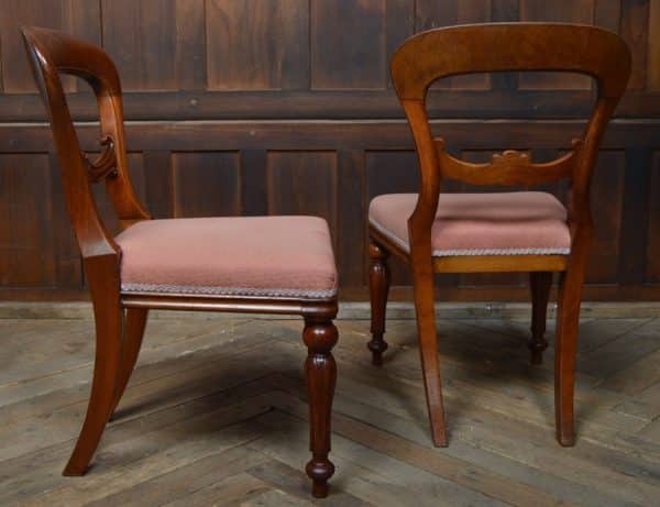 Pair Of Victorian Balloon Back Chairs SAI3058 Antique Chairs 11