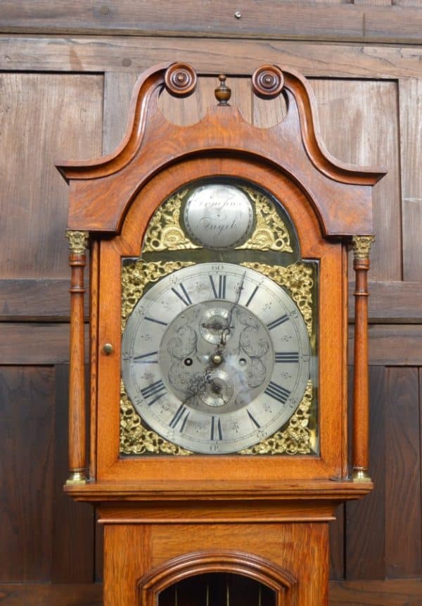 Victorian Oak Grandfather Clock SAI2998 Antique Clocks 6