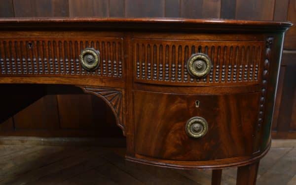 Edwardian Freestanding Kidney Shaped Desk SAI3017 Antique Desks 11