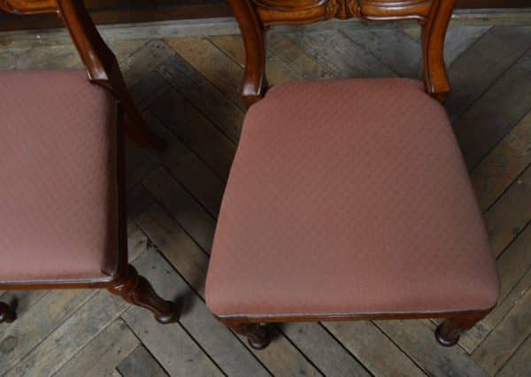 Pair Of Victorian Balloon Back Chairs SAI3058 Antique Chairs 9