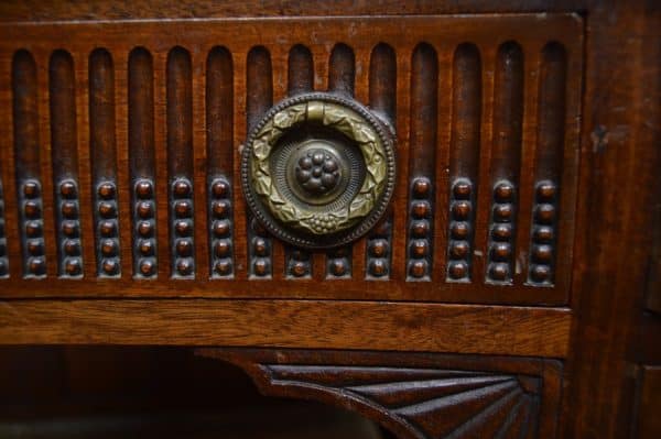 Edwardian Freestanding Kidney Shaped Desk SAI3017 Antique Desks 10