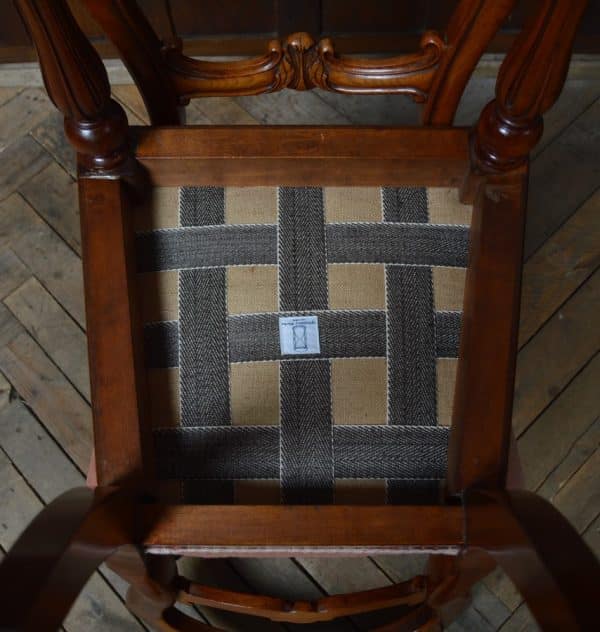 Pair Of Victorian Balloon Back Chairs SAI3058 - Image 6