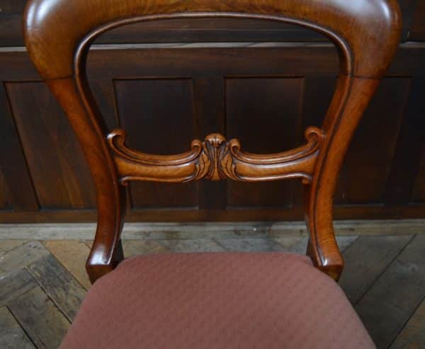 Pair Of Victorian Balloon Back Chairs SAI3058 - Image 4