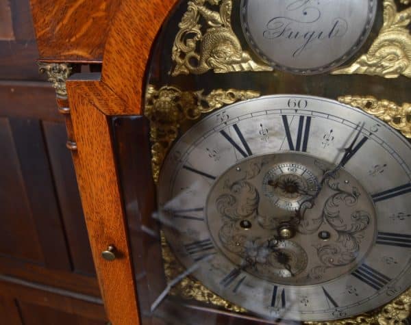 Victorian Oak Grandfather Clock SAI2998 Antique Clocks 11