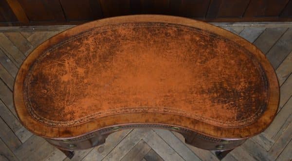 Edwardian Freestanding Kidney Shaped Desk SAI3017 - Image 4