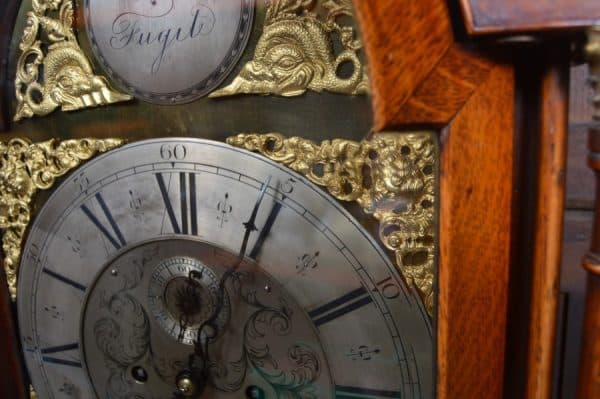 Victorian Oak Grandfather Clock SAI2998 Antique Clocks 12