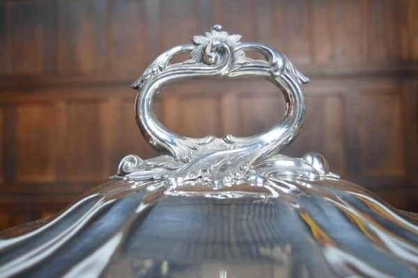 Victorian EPNS Meat Dome / Cloche SAI3035 - Image 8