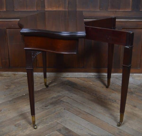 Edwardian Mahogany Games Table SAI3022 - Image 18