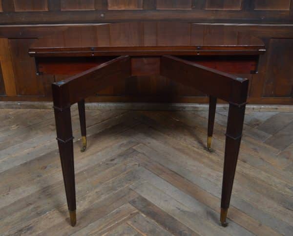 Edwardian Mahogany Games Table SAI3022 - Image 17