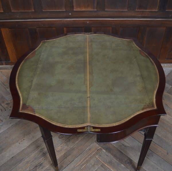 Edwardian Mahogany Games Table SAI3022 - Image 12