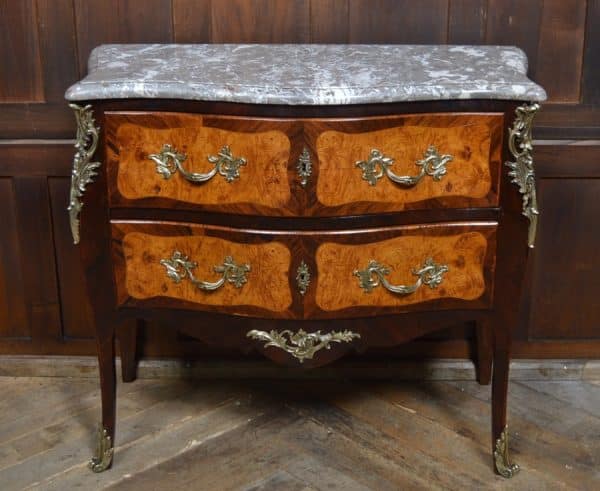 Marble Top Bombe Chest Of Drawers SAI3024 - Image 10