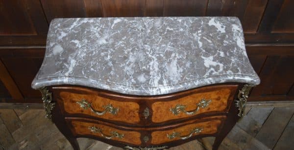 Marble Top Bombe Chest Of Drawers SAI3024 - Image 8