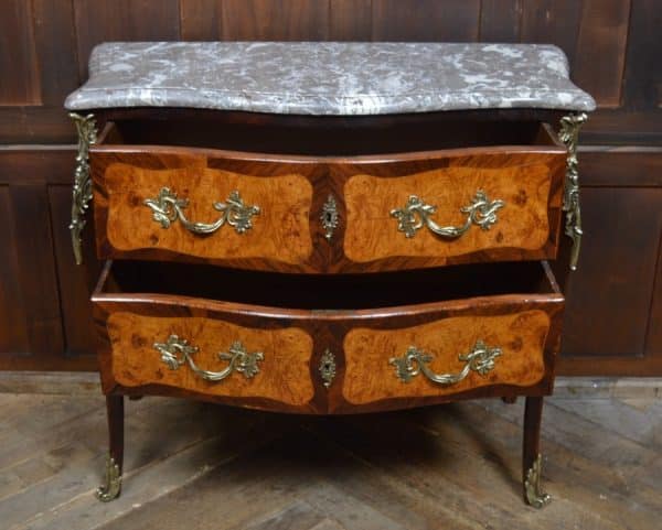Marble Top Bombe Chest Of Drawers SAI3024 - Image 6
