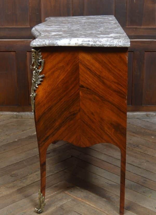 Marble Top Bombe Chest Of Drawers SAI3024 Antique Draws 18