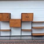 Mid Century Modular Shelving by Brianco 1960’s Brianco Antique Bureau