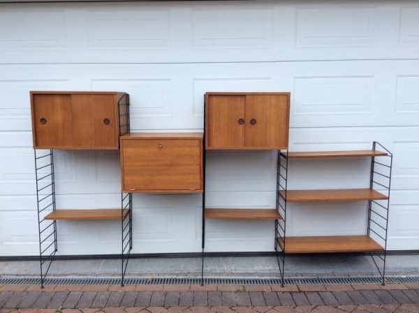 Mid Century Modular Shelving by Brianco 1960’s Brianco Antique Bureau 3